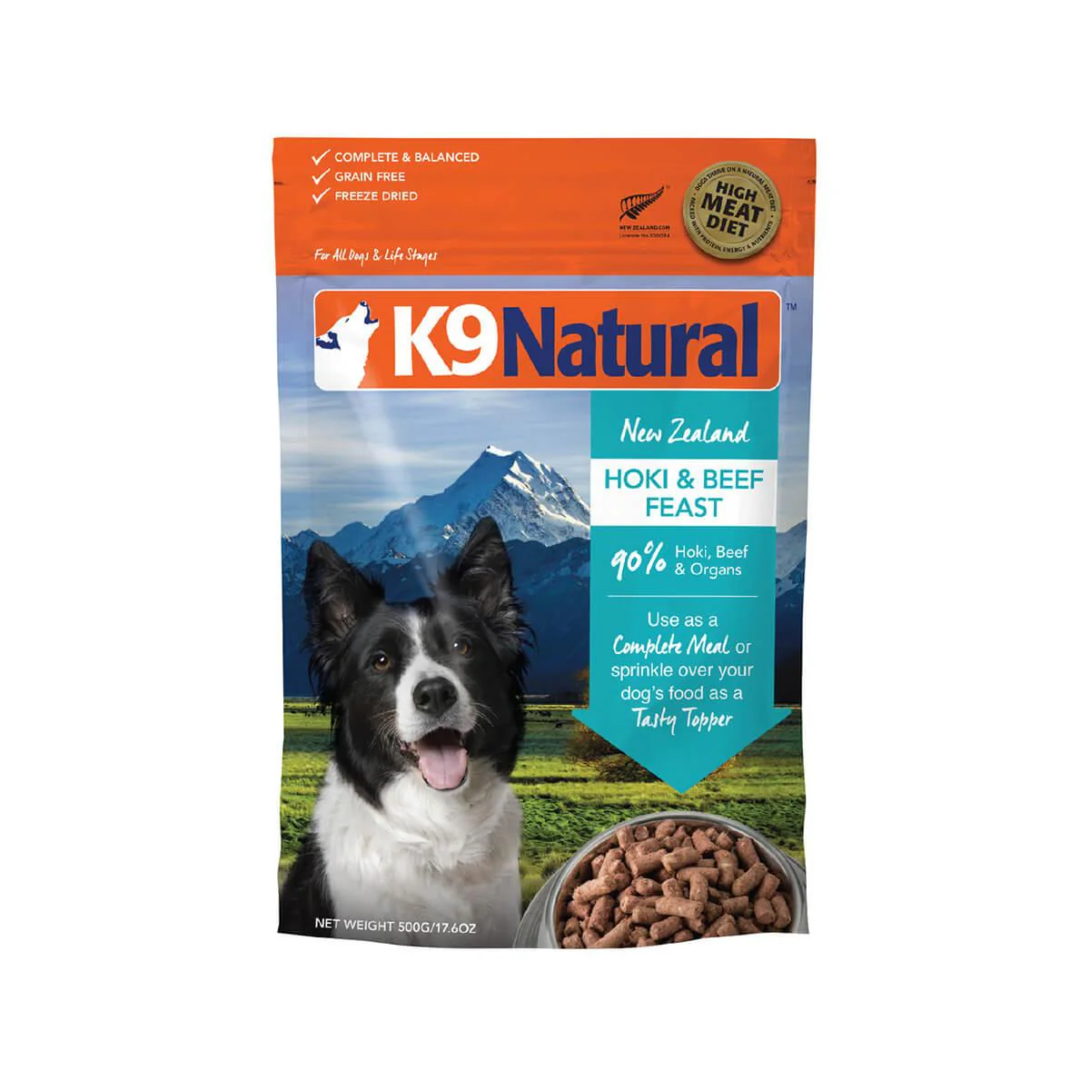 K9 Natural Freeze Dried Hoki & Beef Dry Dog Food - Image 6