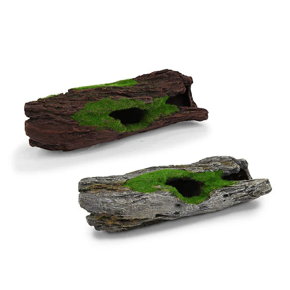 Kazoo Driftwood with Moss Fish Tank Ornament - Medium - Image 2