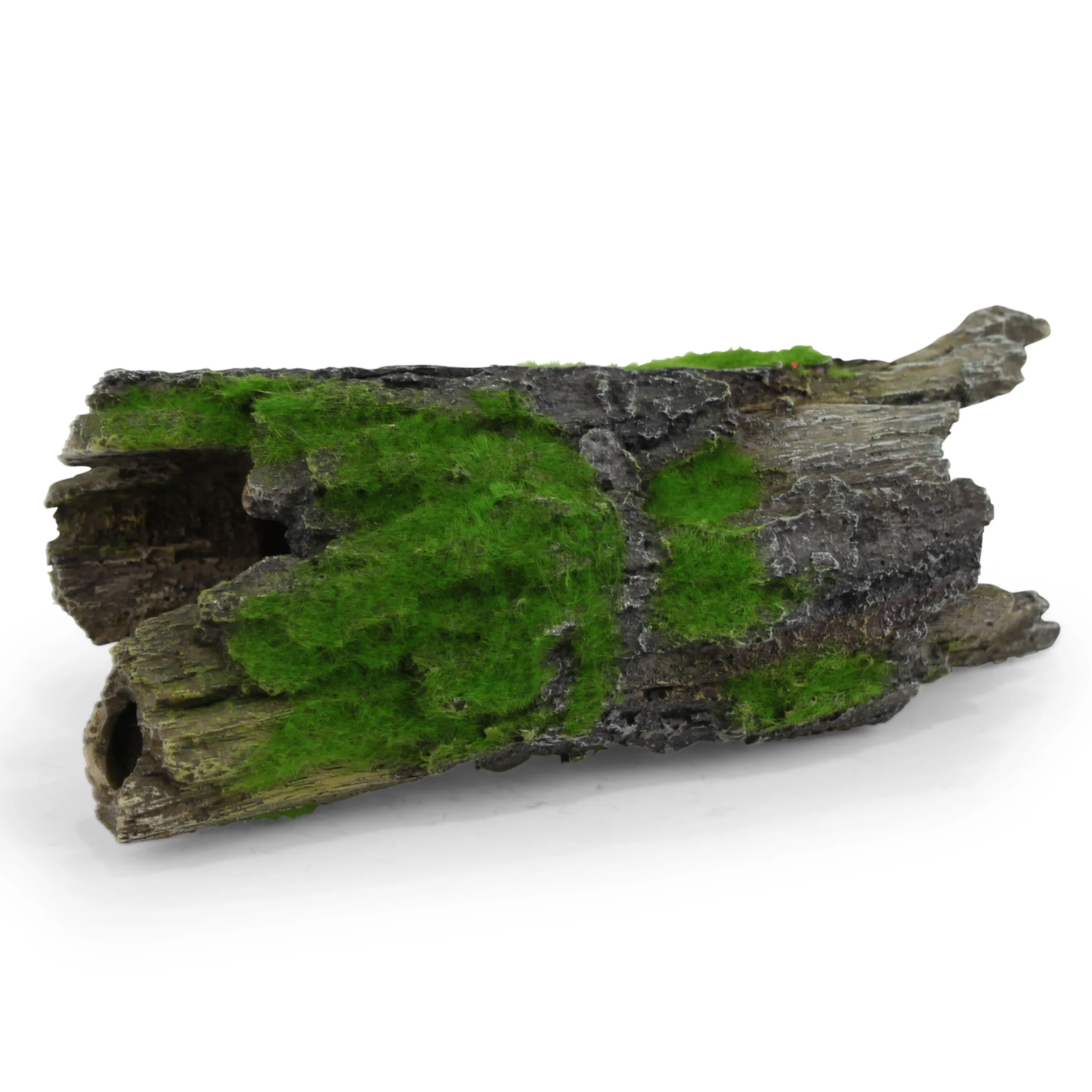 Kazoo Driftwood with Textured Moss Fish Tank Ornament - Large