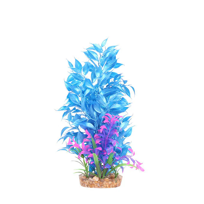 Kazoo Metallic Large Leaf Plastic Plant - Medium - Image 2
