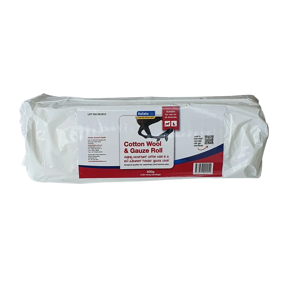 Kelato Horse Cotton Wool & Gauze Roll