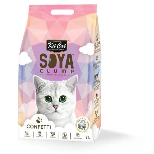 Kit Cat Tofu Soya Confetti Clumping Cat Litter - Image 2