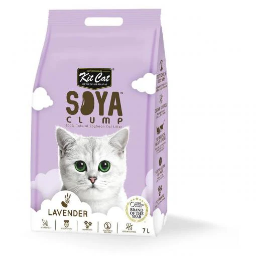 Kit Cat Tofu Soya Lavender Clumping Cat Litter - Image 2