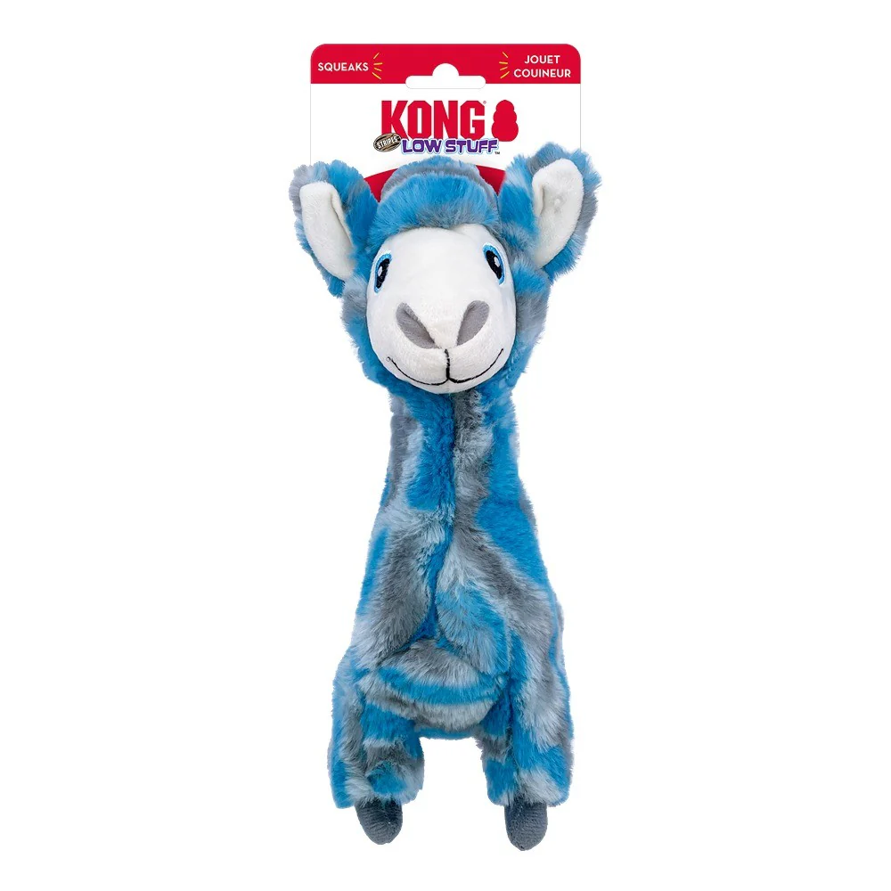Kong Low Stuff Stripes Llama Dog Toy - Image 2