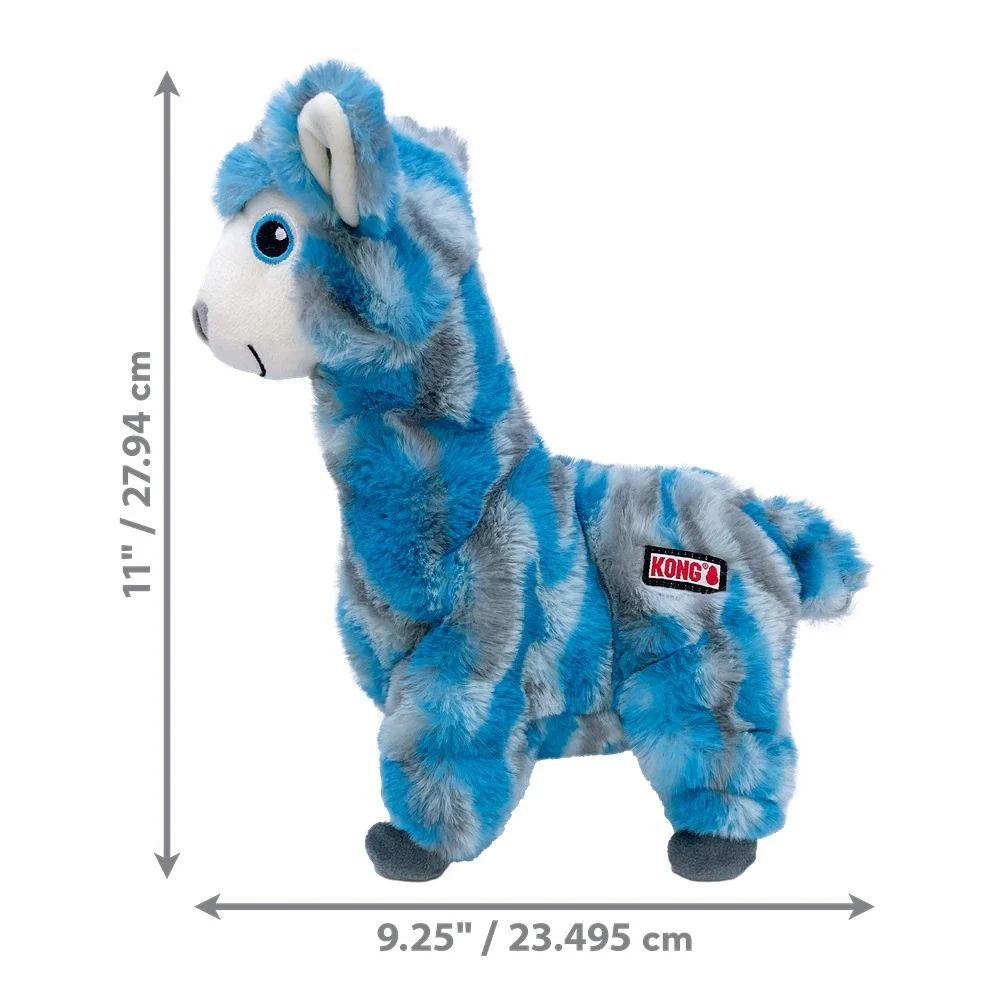 Kong Low Stuff Stripes Llama Dog Toy - Image 4