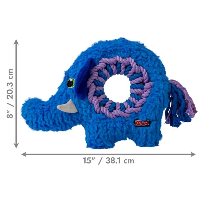 Kong Ringaroos Elephant Dog Toy - Image 4