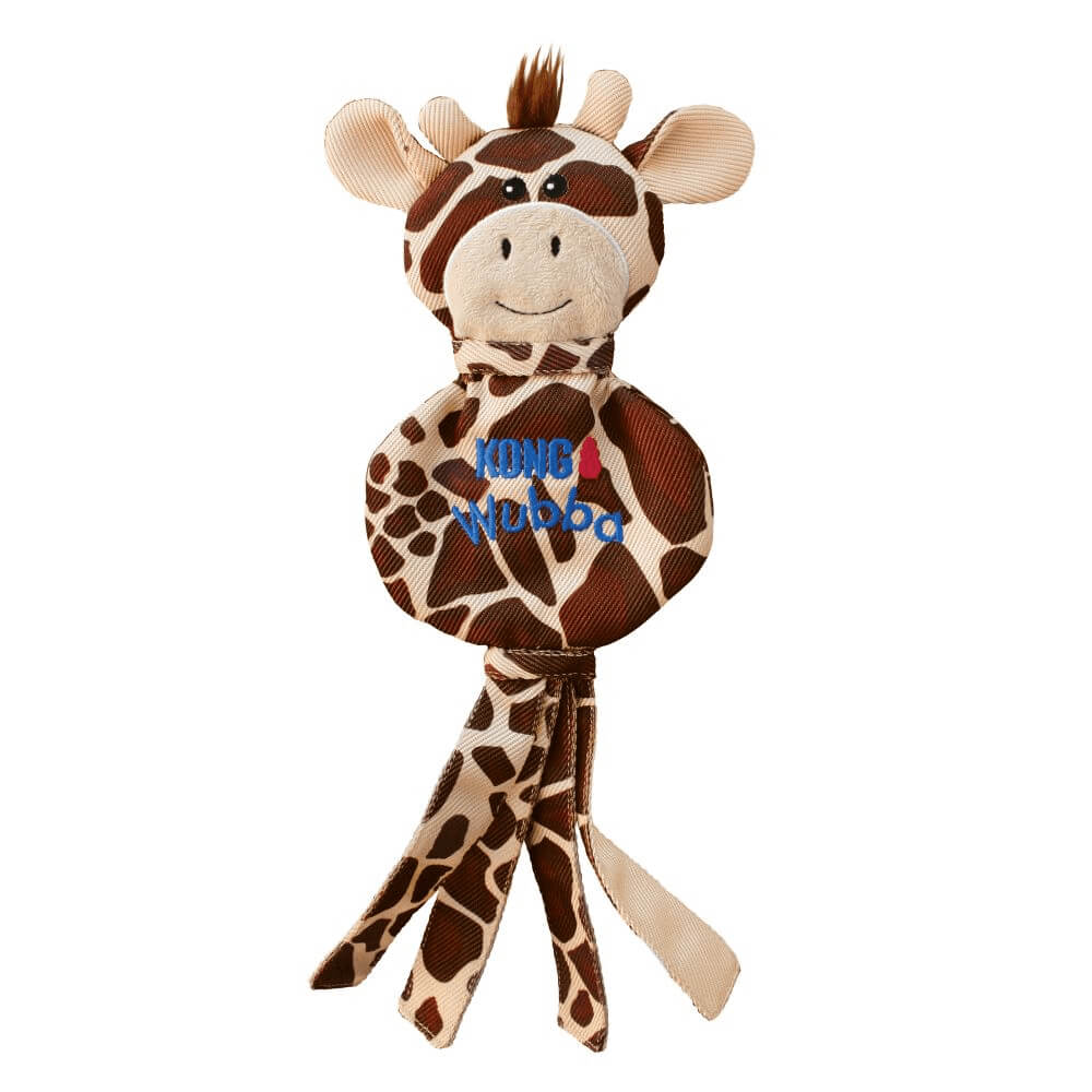 KONG Wubba No Stuff Giraffe Dog Toy - Image 2
