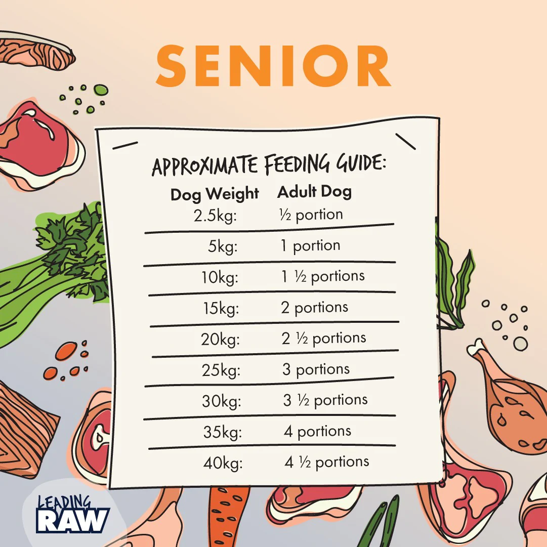 Leading Raw BARF Life Stage Diet Senior Frozen Dog Food - Image 8
