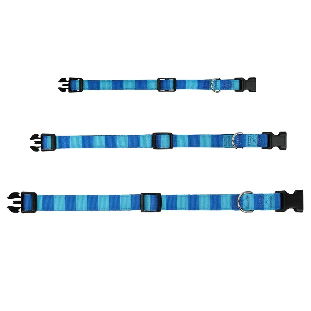 Lexi & Me Blue Check Dog Collar - Image 10