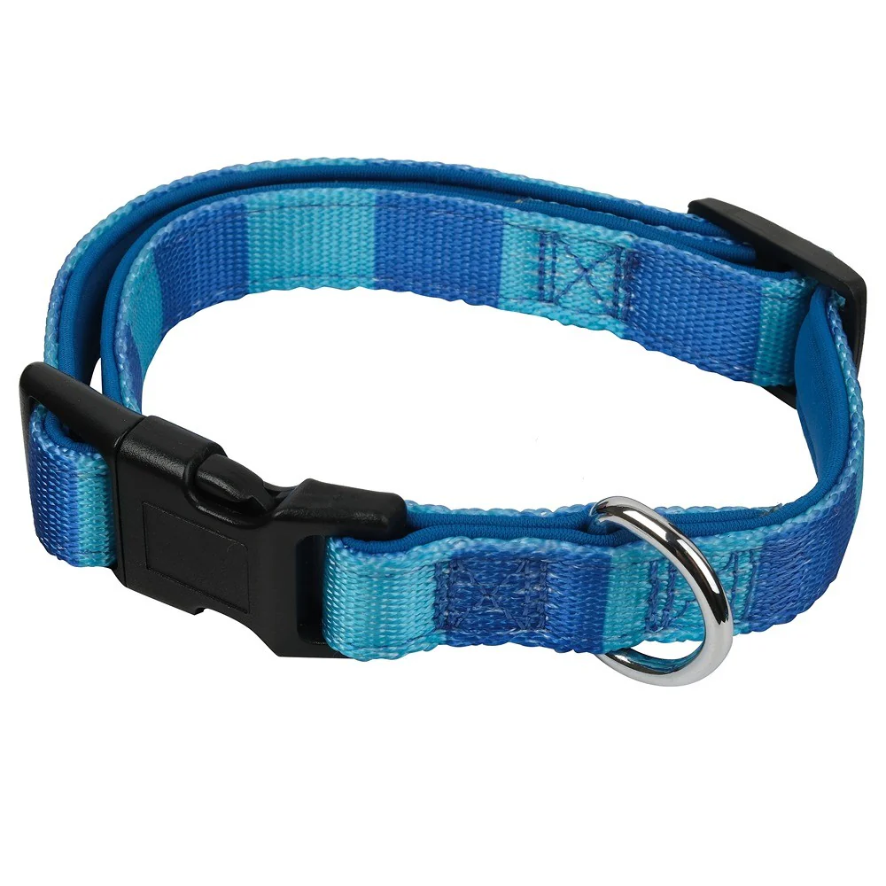 Lexi & Me Blue Check Dog Collar - Image 4