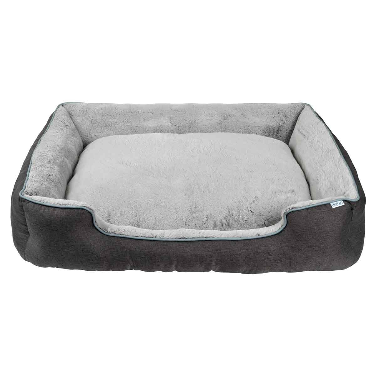 Lexi & Me Bolster Dog Bed Grey