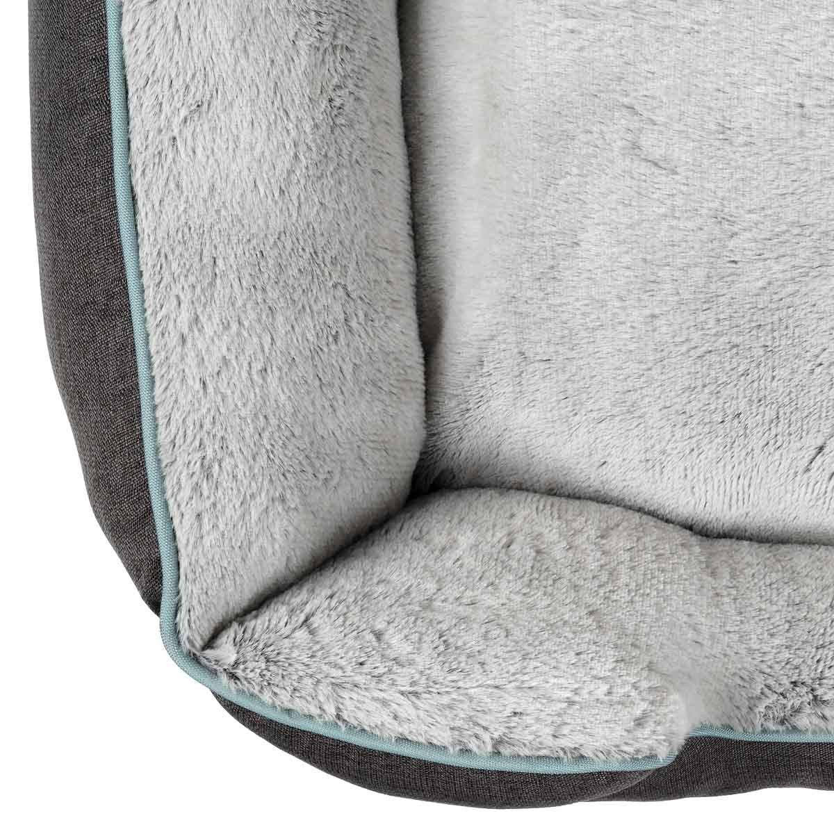 Lexi & Me Bolster Dog Bed Grey - Image 10