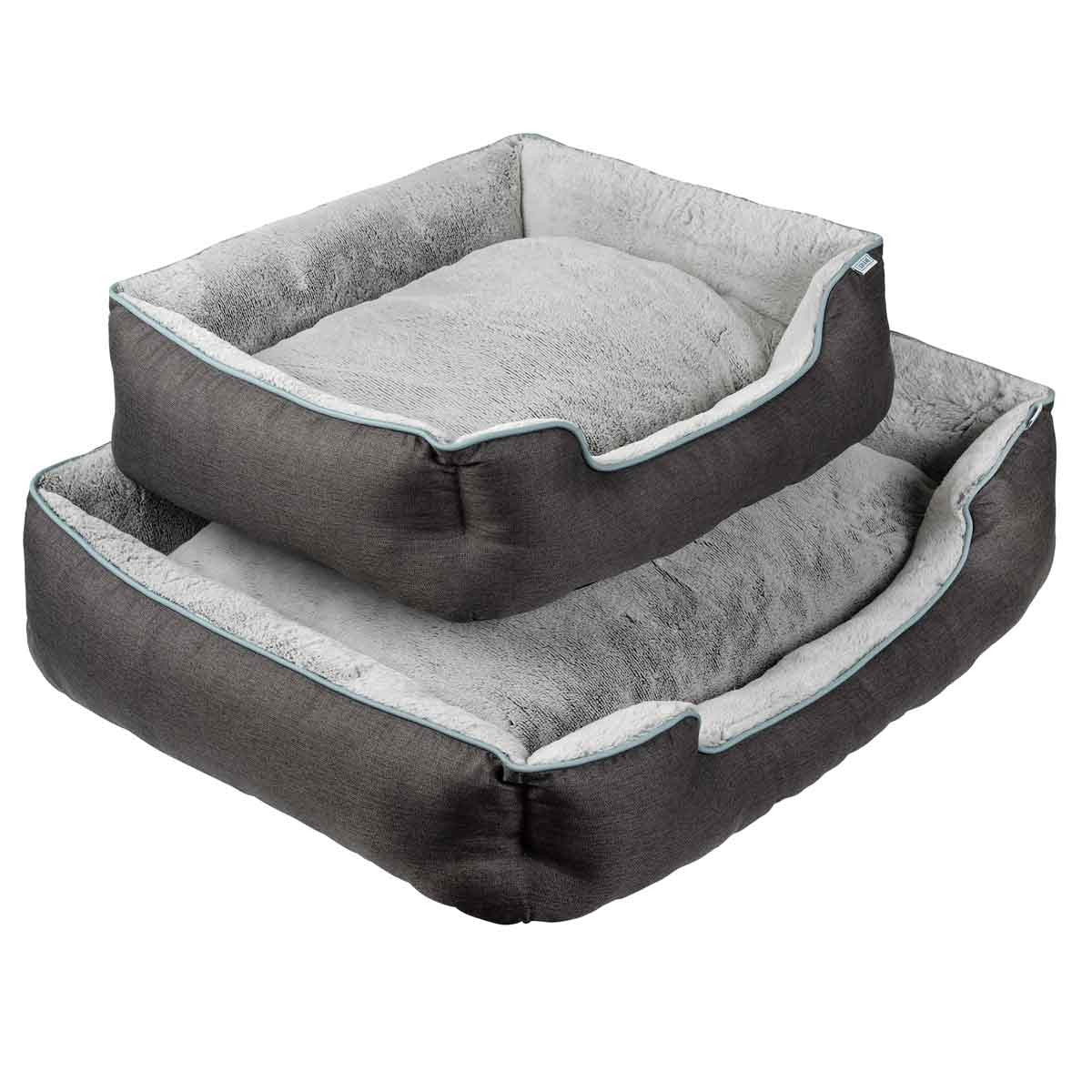 Lexi & Me Bolster Dog Bed Grey - Image 12
