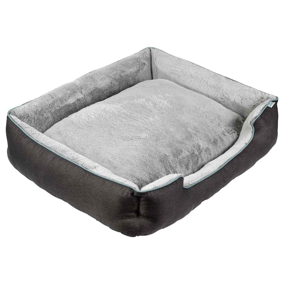 Lexi & Me Bolster Dog Bed Grey - Image 3