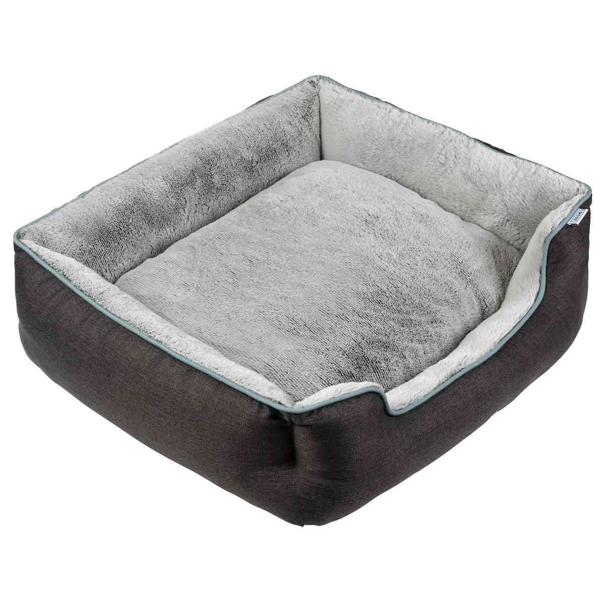 Lexi & Me Bolster Dog Bed Grey - Image 4