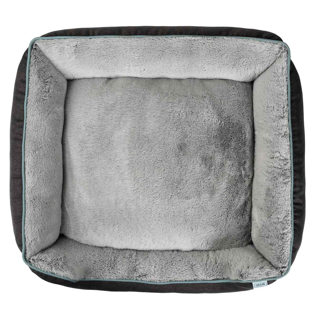 Lexi & Me Bolster Dog Bed Grey - Image 6
