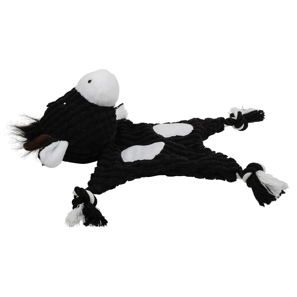 Lexi & Me Cow Plush & Rope Knot Dog Toy - Image 4