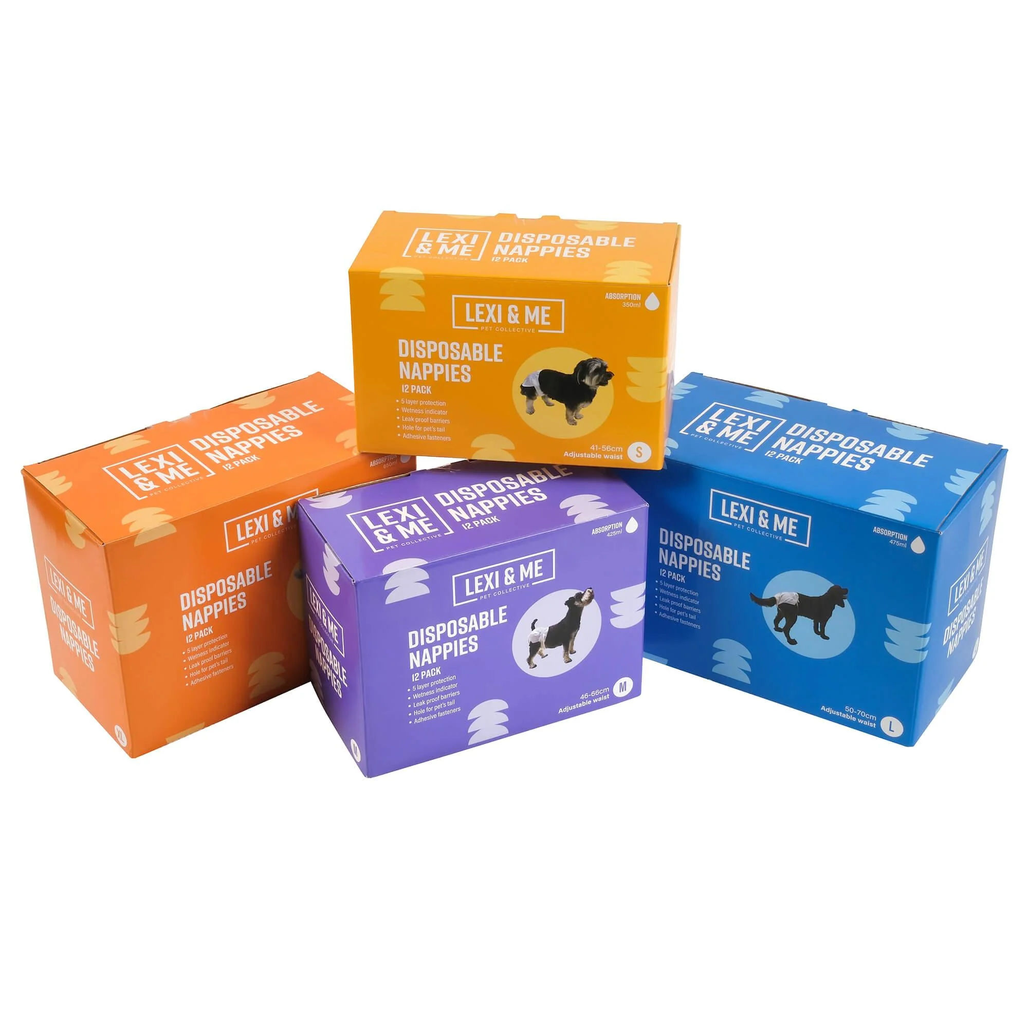 Lexi & Me Disposable Dog Nappies 12pk - Image 24