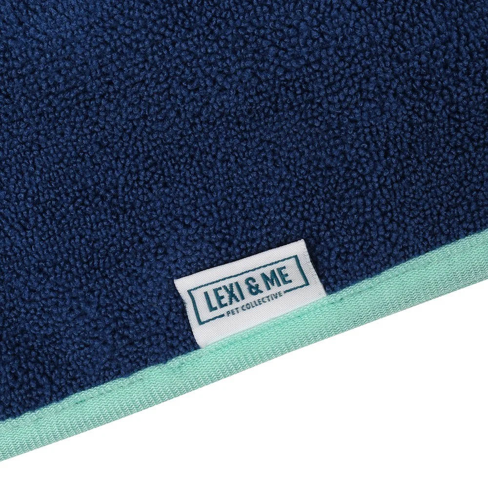 Lexi & Me Dog Robe Blue & Mint - Image 11