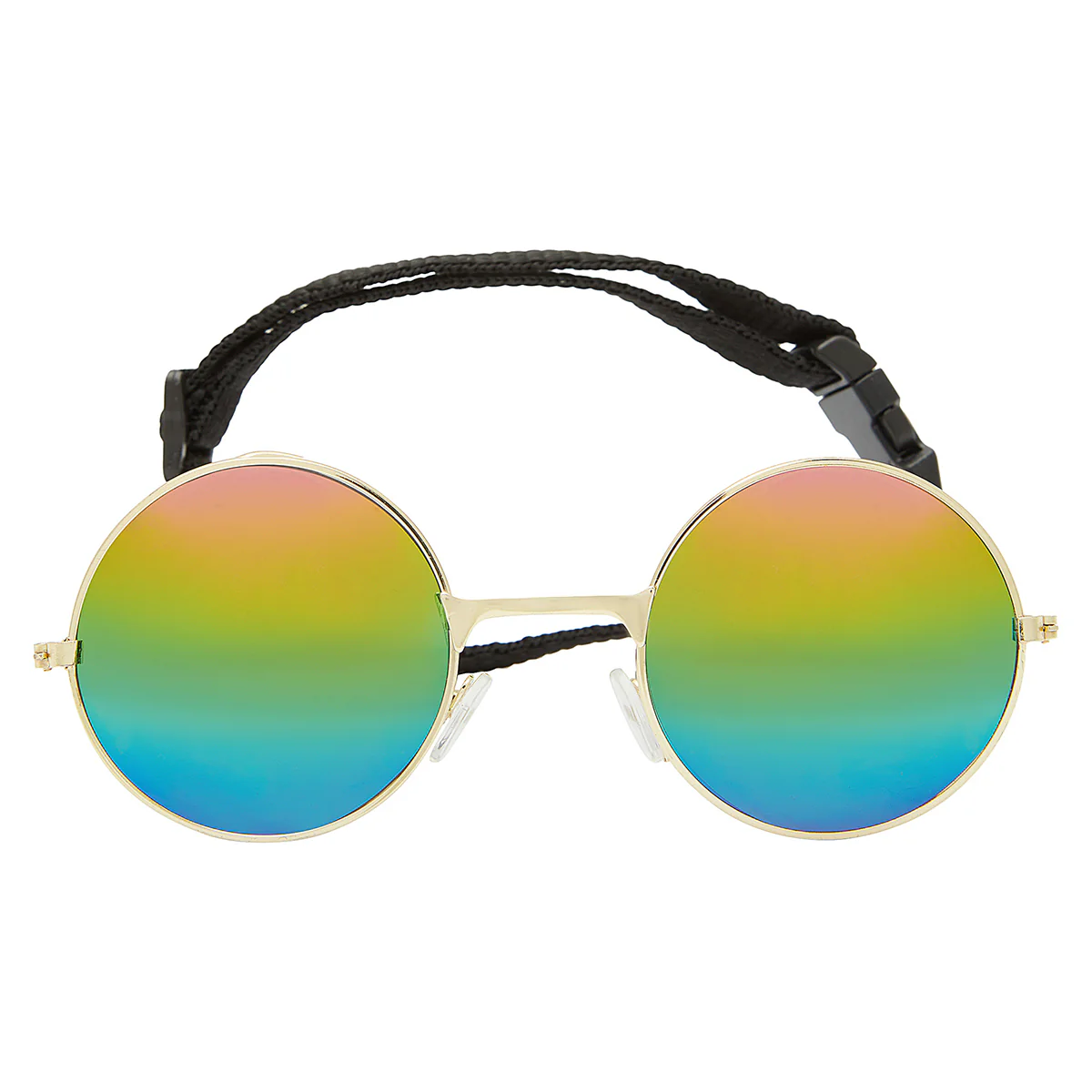 Lexi & Me Dog Sunglasses Round Rainbow/Gold