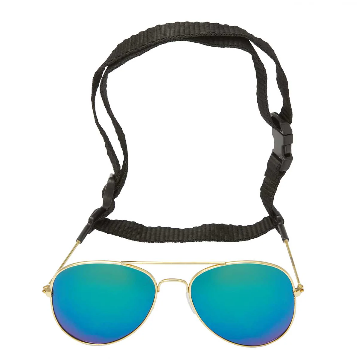Lexi & Me Aviator Dog Sunglasses Black/Gold - Image 3
