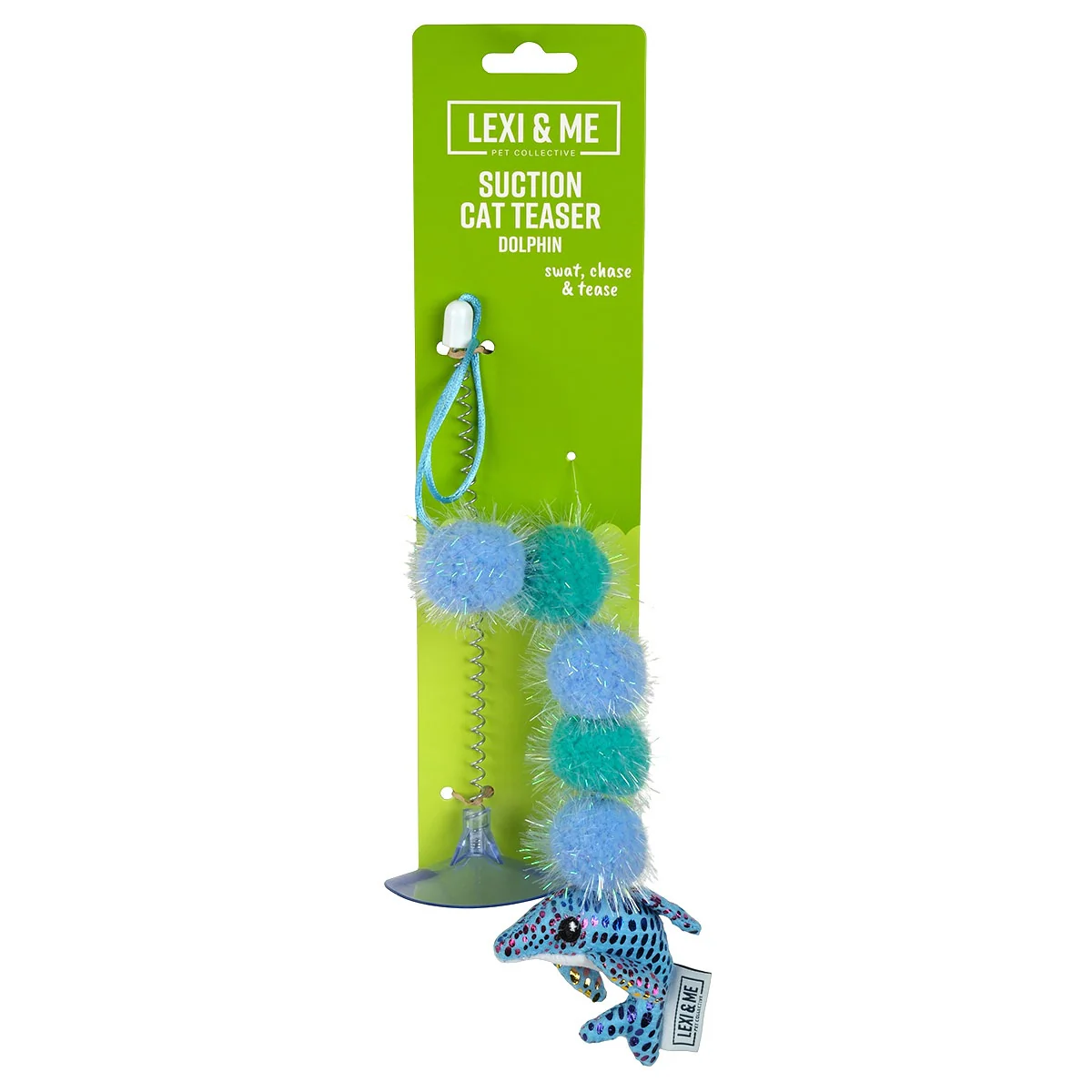 Lexi & Me Dolphin Suction Mount Cat Teaser Toy - Image 2