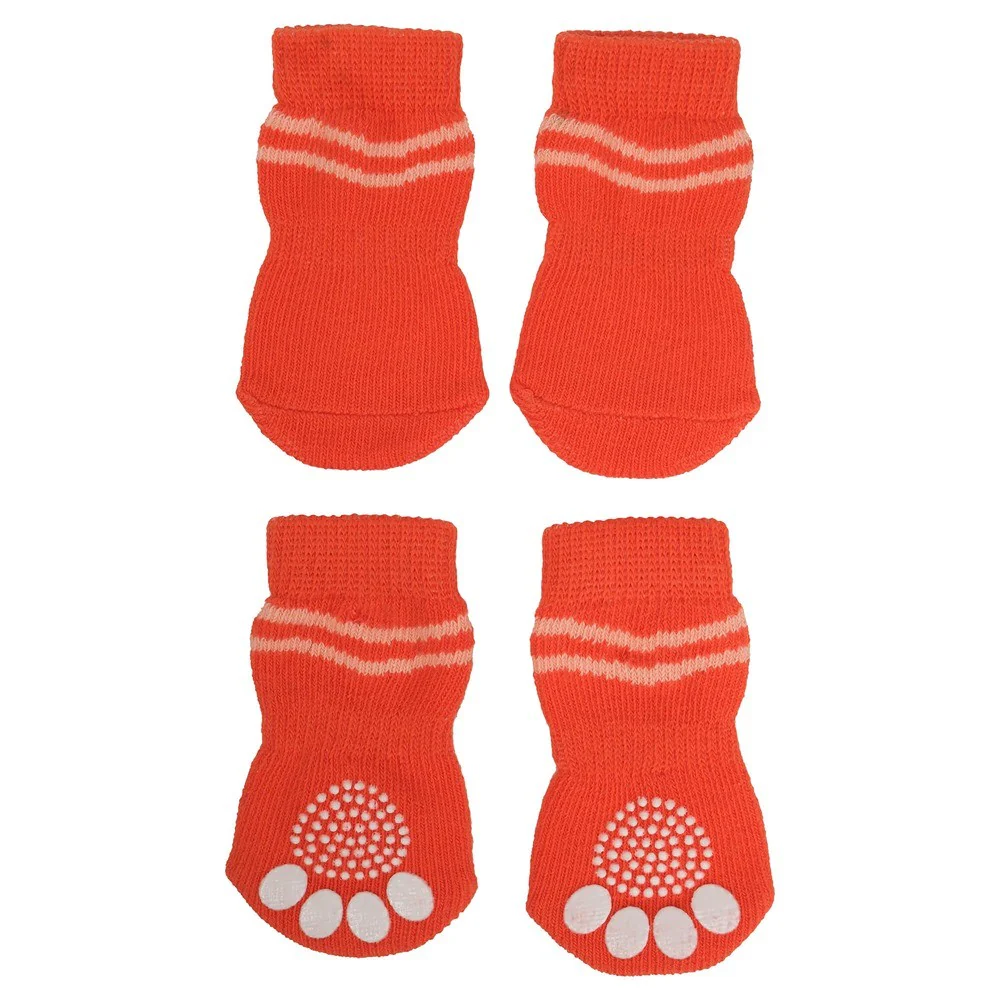 Lexi & Me Grippy Dog Socks Orange Swirl - Image 13