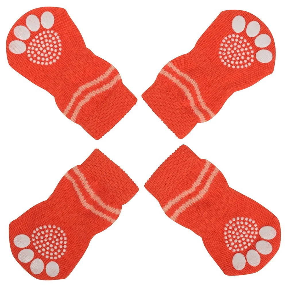 Lexi & Me Grippy Dog Socks Orange Swirl - Image 7