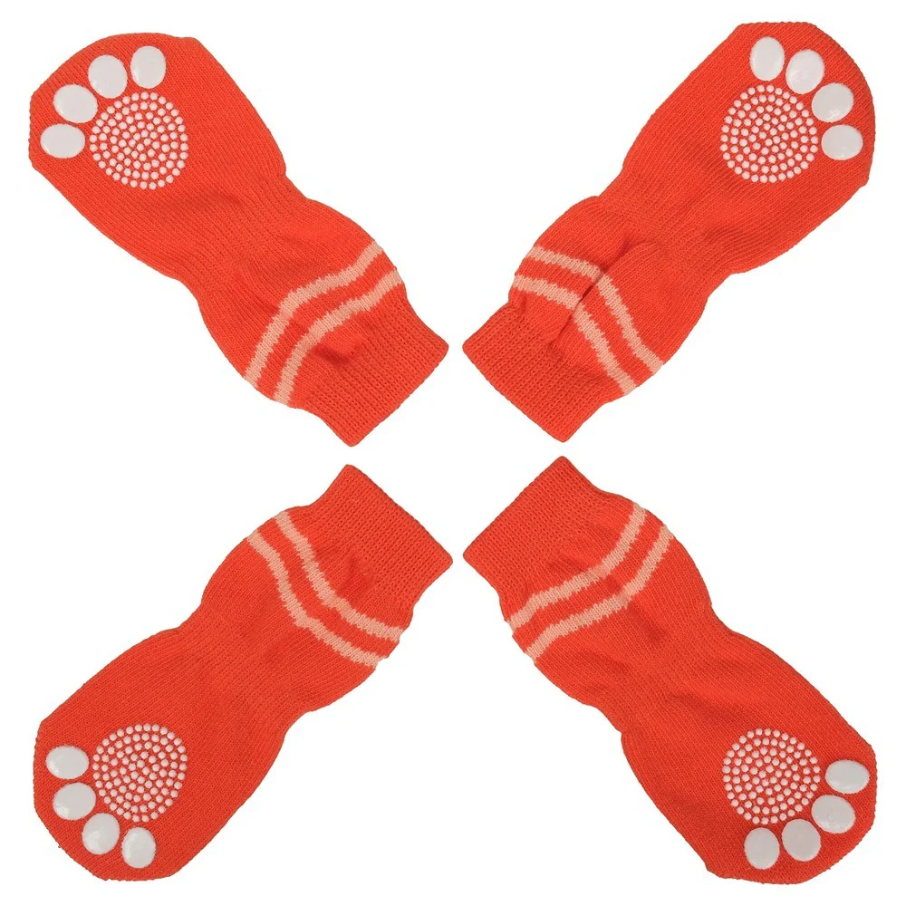Lexi & Me Grippy Dog Socks Orange Swirl - Image 9