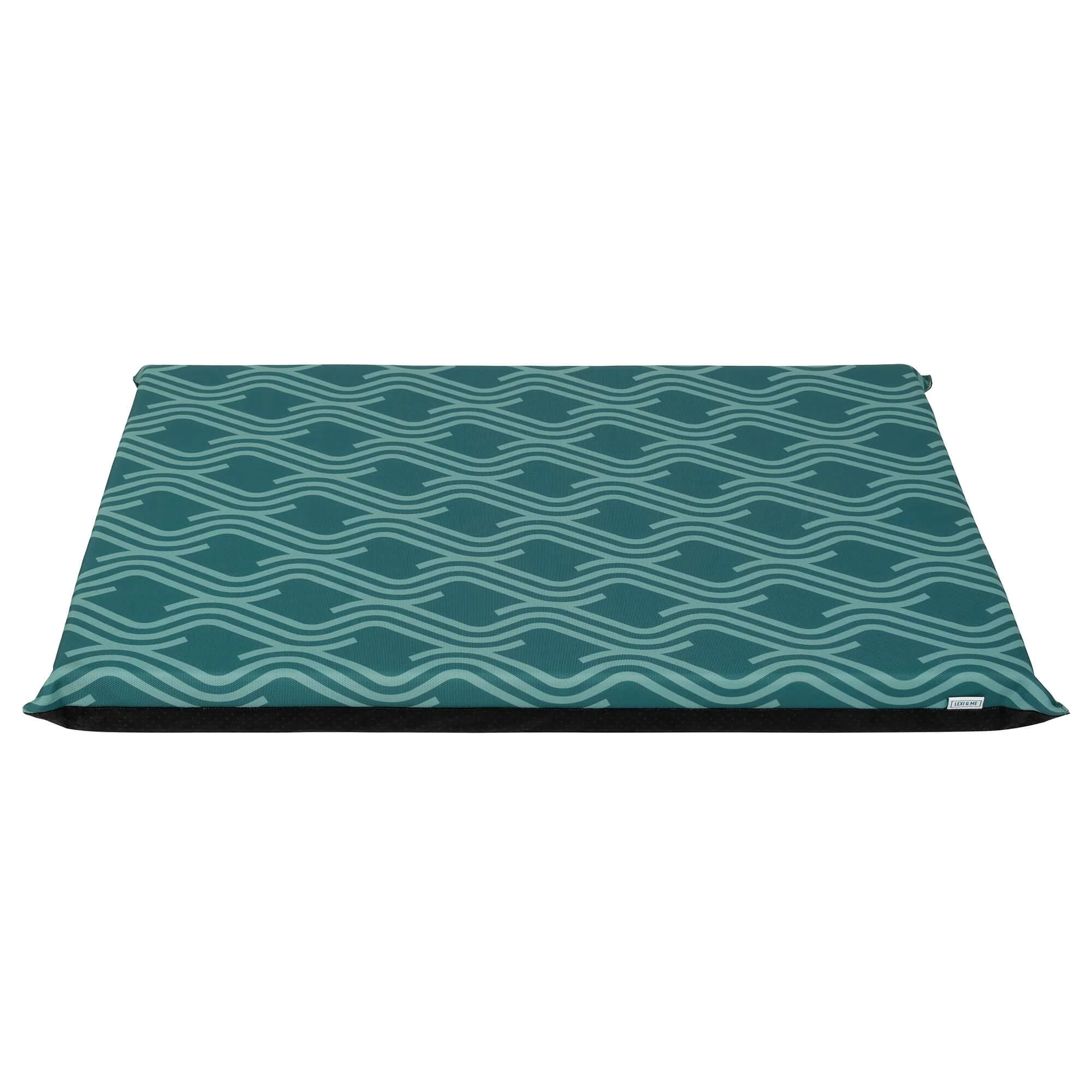 Lexi & Me Kennel Dog Mat Green Wave - Image 2