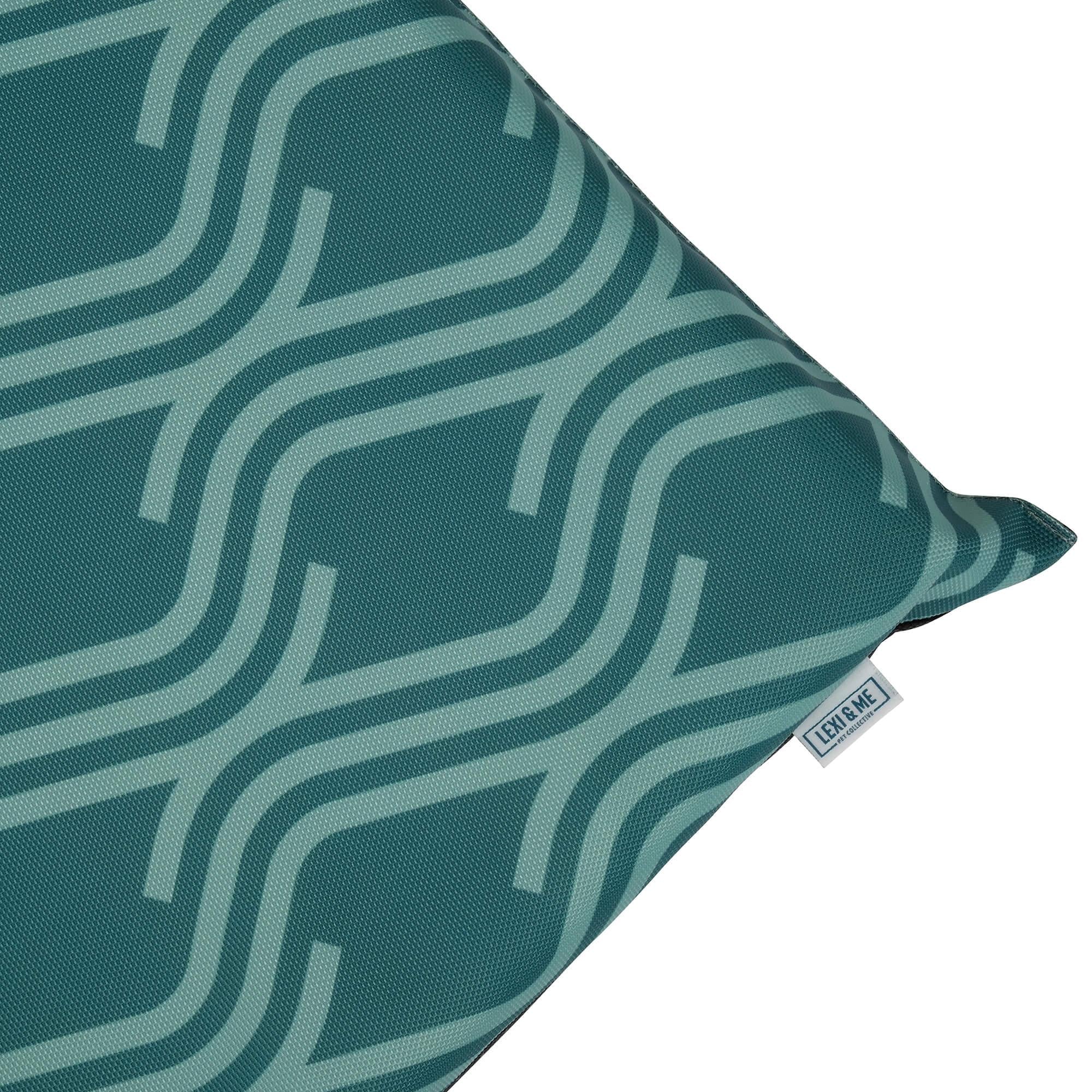 Lexi & Me Kennel Dog Mat Green Wave - Image 6