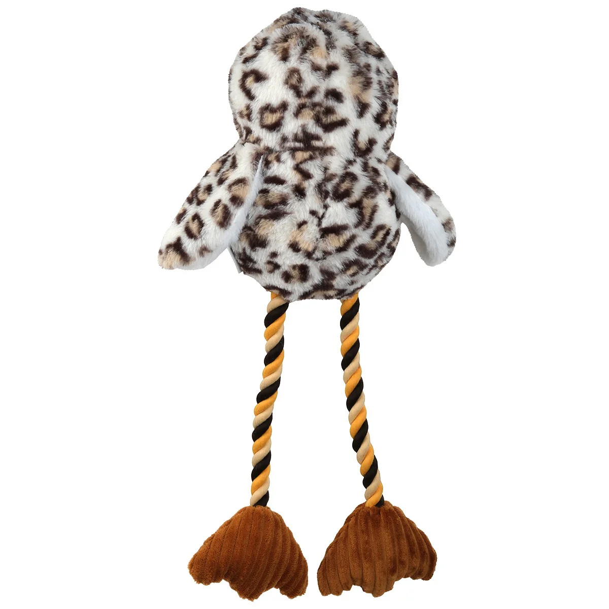 Lexi & Me Long Leg Owl Plush & Rope Dog Toy - Image 4