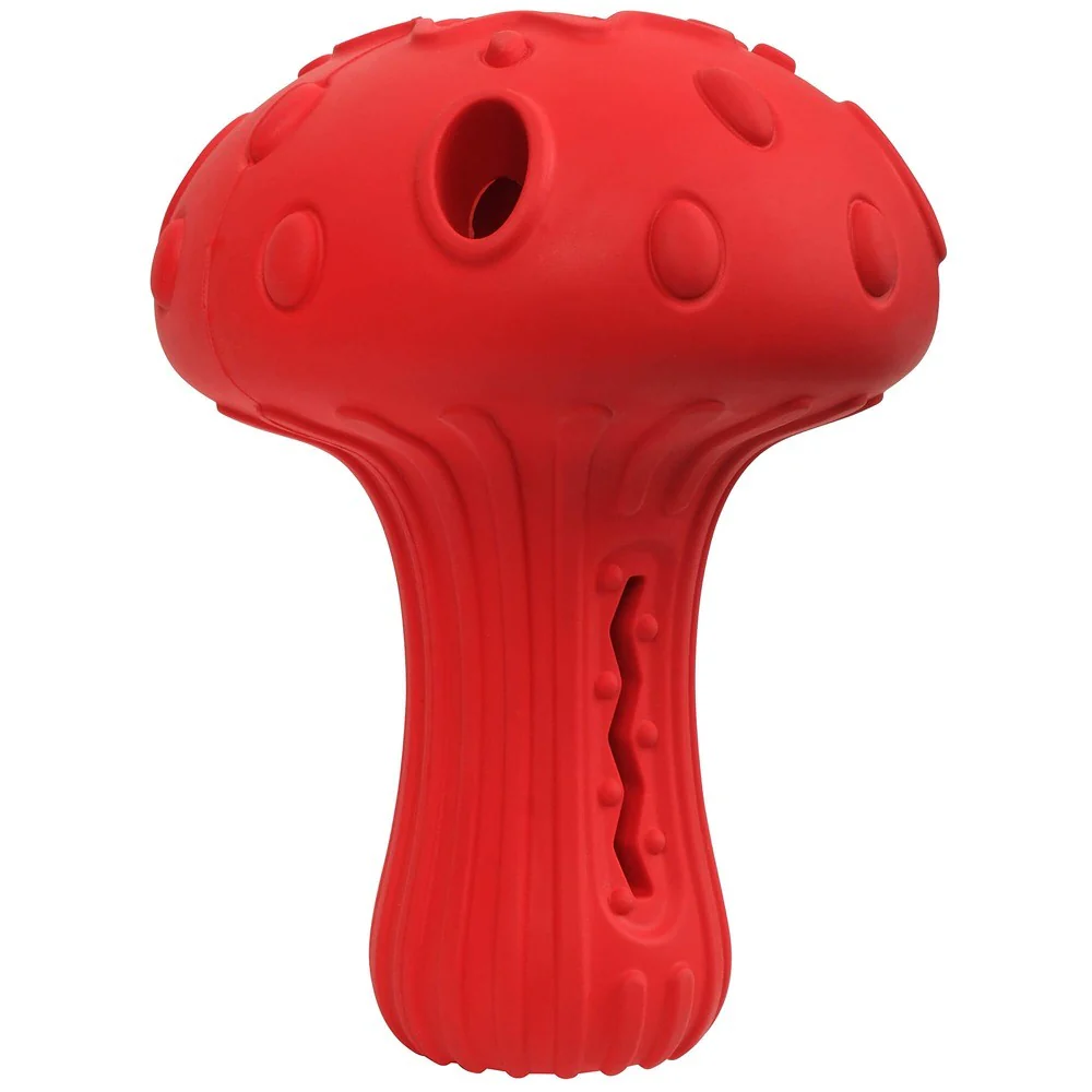 Lexi & Me Mushroom Dental Rubber Dog Toy - Image 2