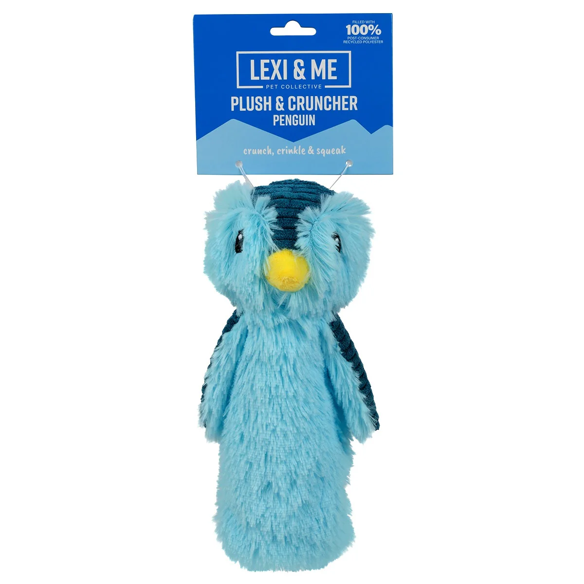 Lexi & Me Penguin Plush Cruncher Dog Toy - Image 2