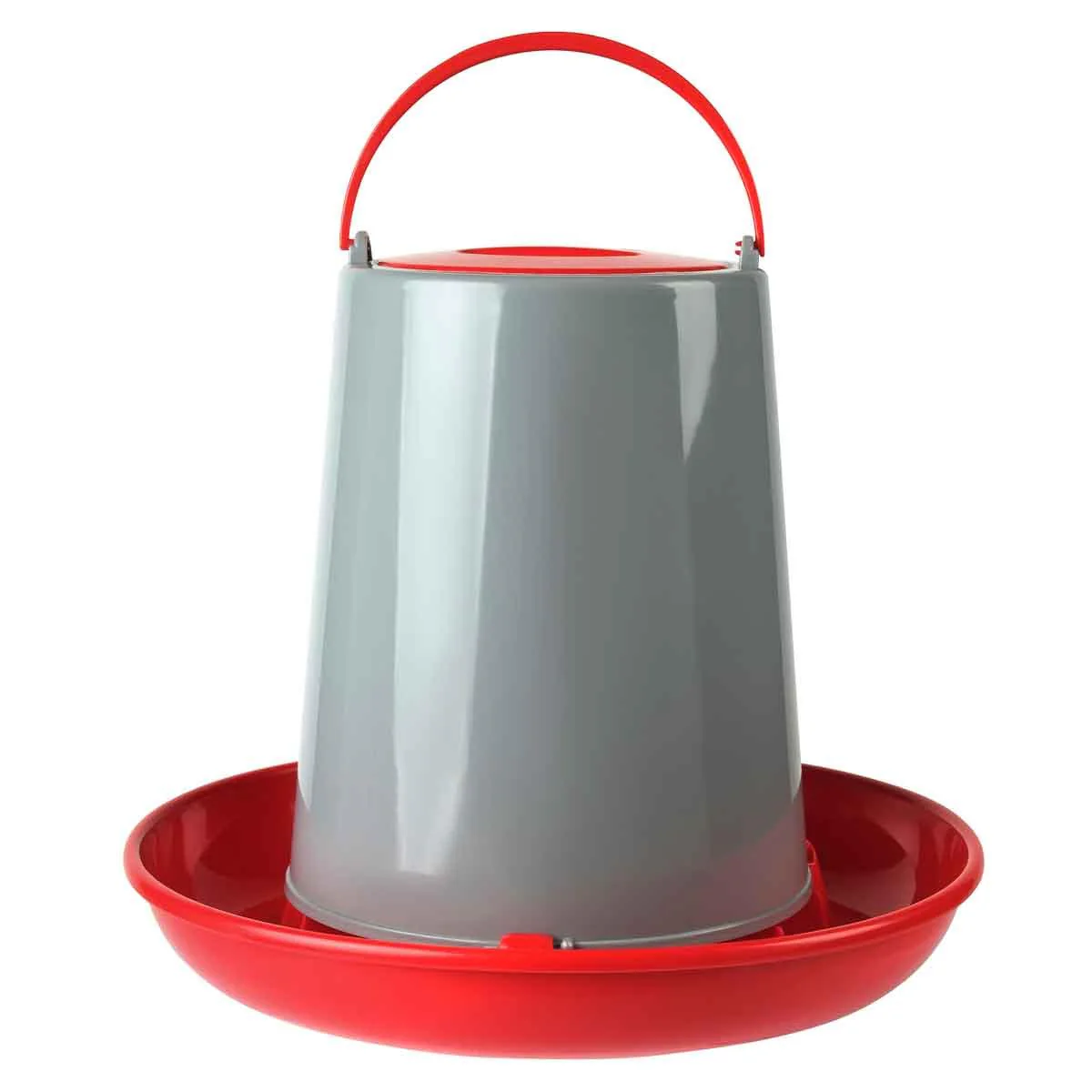 Lexi & Me Poultry Feeder Red & Grey - Image 2