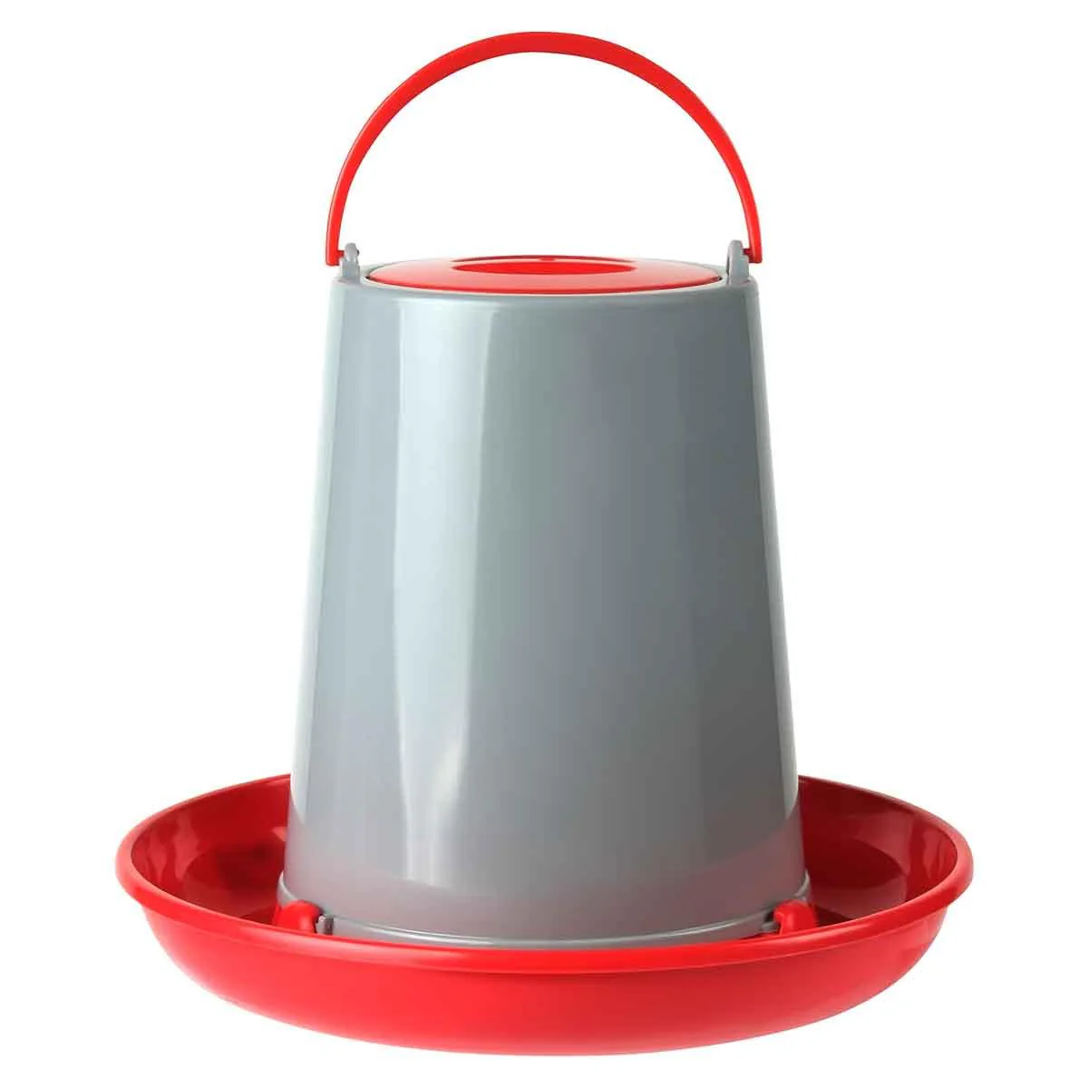 Lexi & Me Poultry Feeder Red & Grey - Image 3