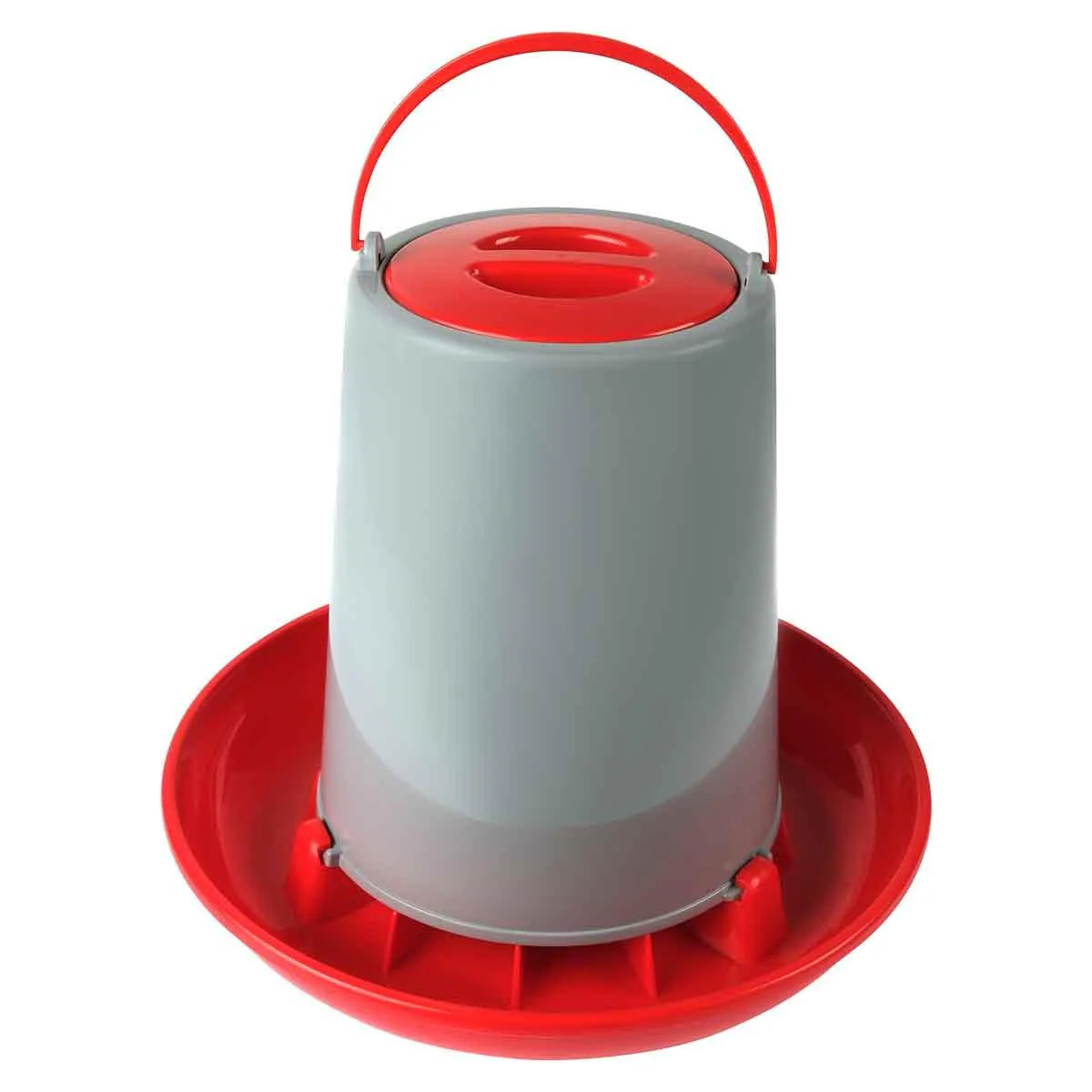 Lexi & Me Poultry Feeder Red & Grey - Image 4