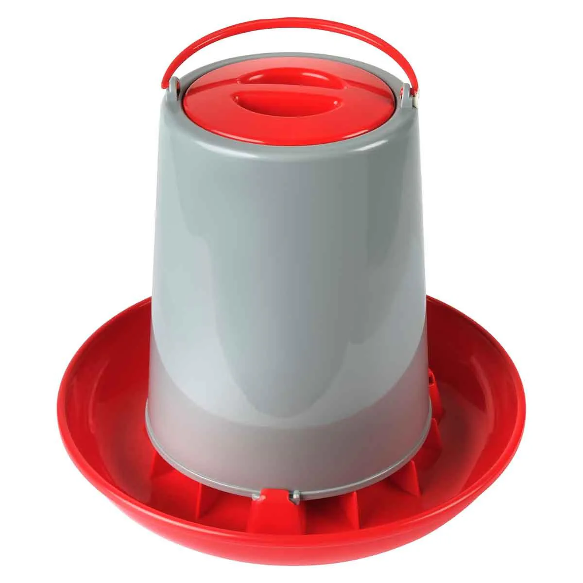 Lexi & Me Poultry Feeder Red & Grey - Image 5