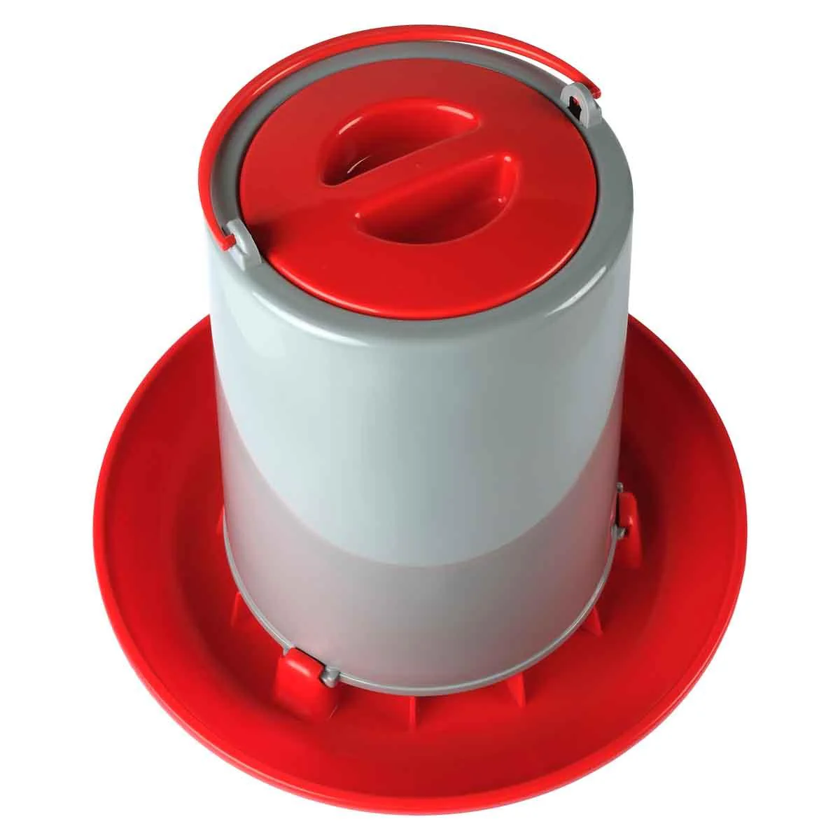 Lexi & Me Poultry Feeder Red & Grey - Image 7