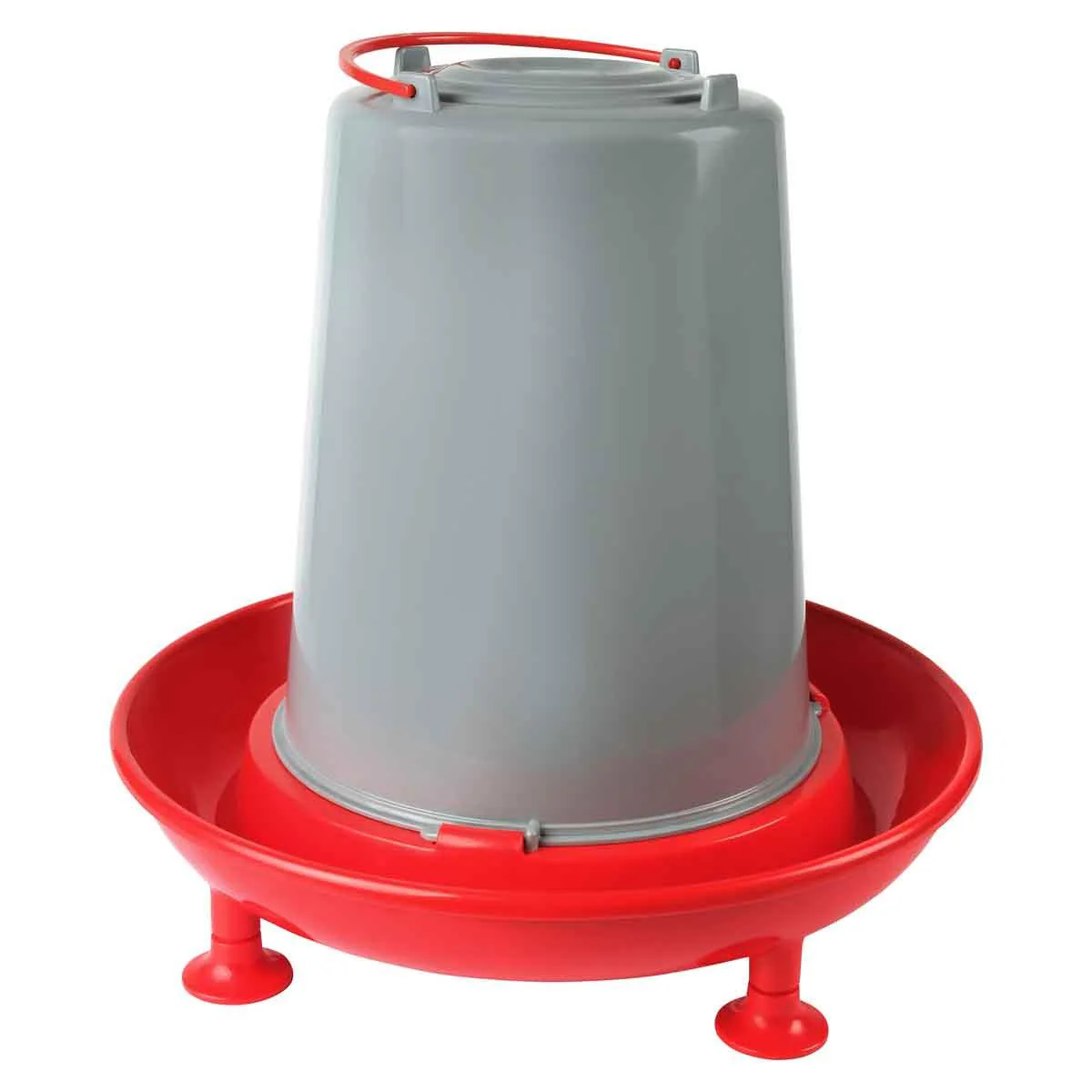 Lexi & Me Poultry Waterer Red & Grey - Image 3