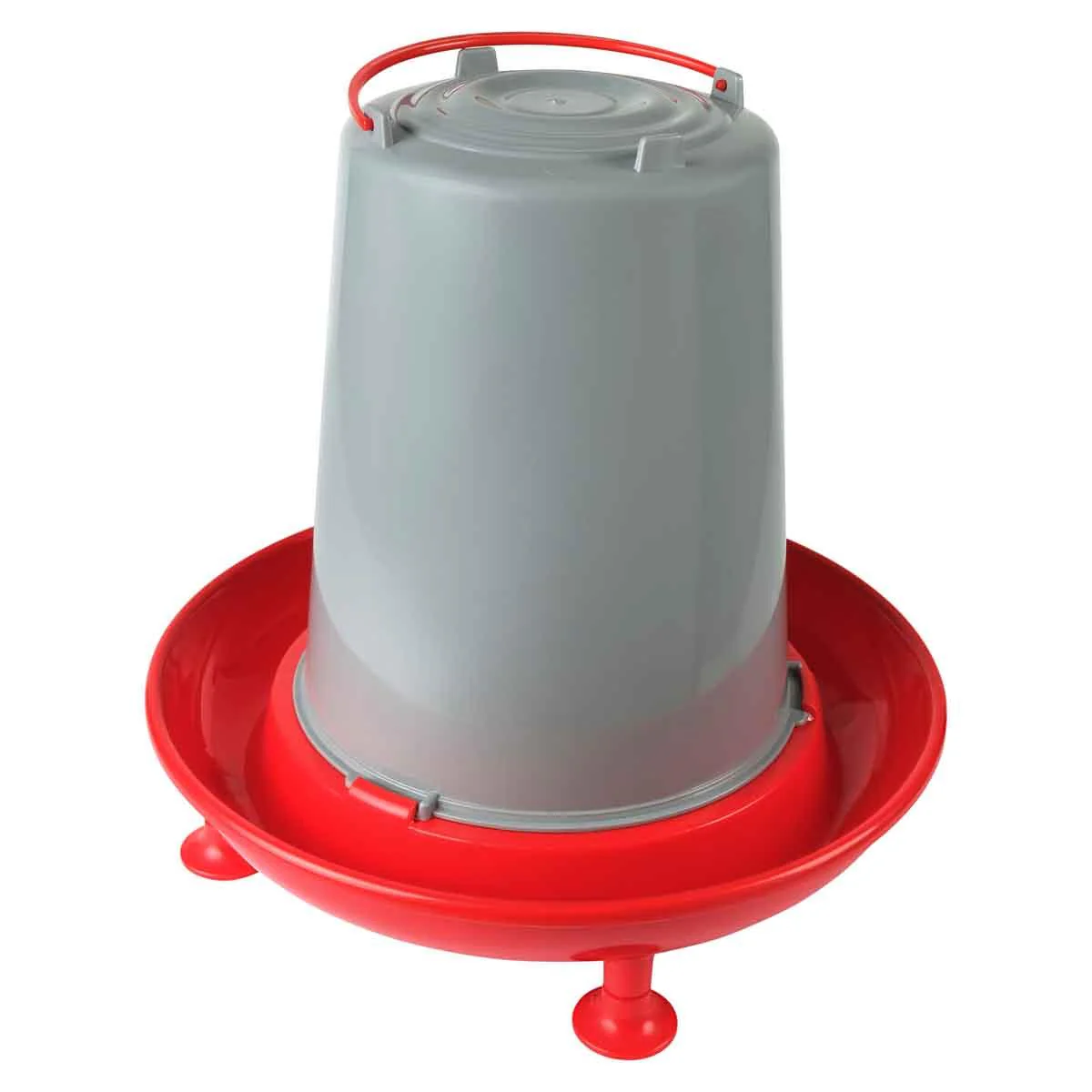 Lexi & Me Poultry Waterer Red & Grey - Image 6