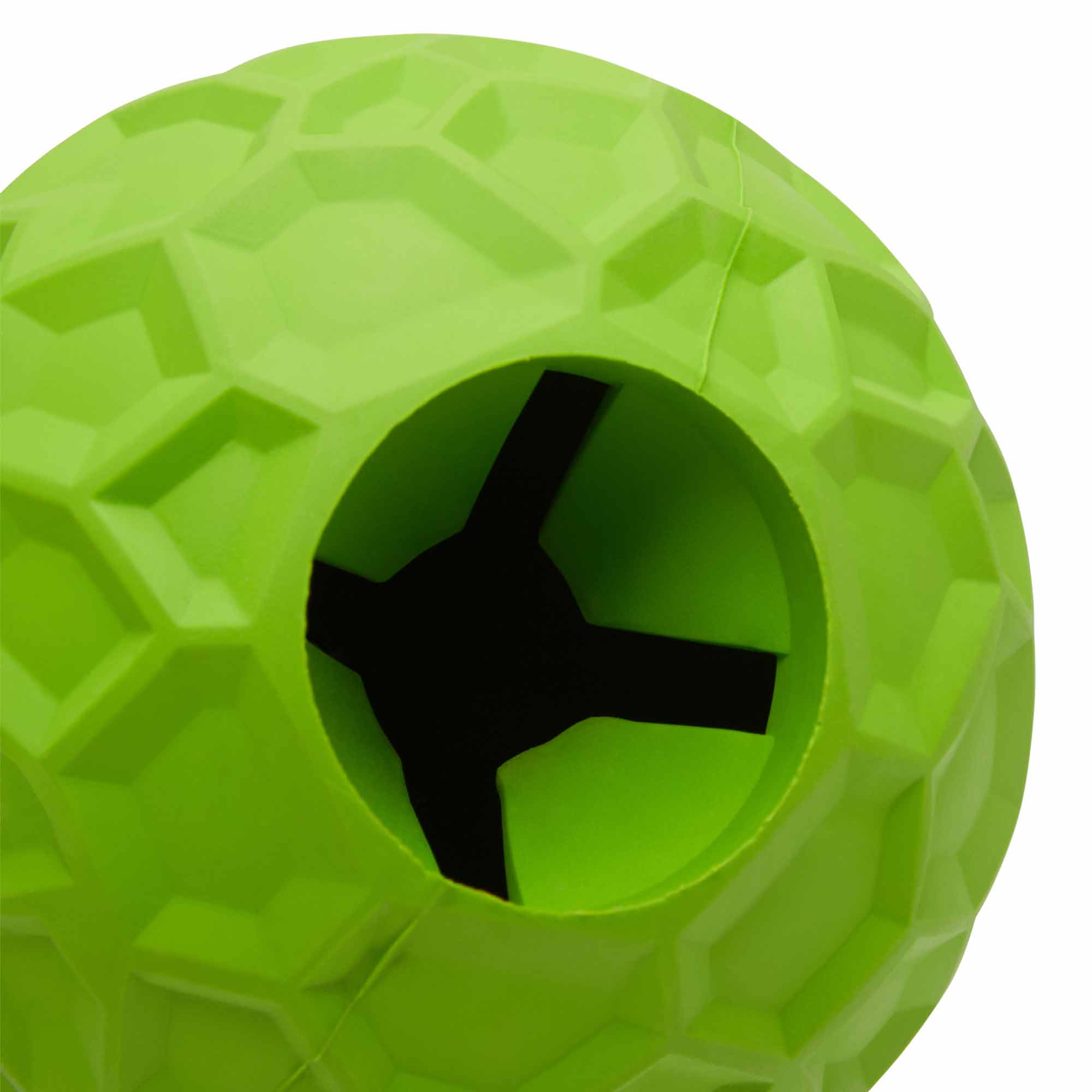 Lexi & Me Rubber Toy Green Dog Treat Ball - Image 5