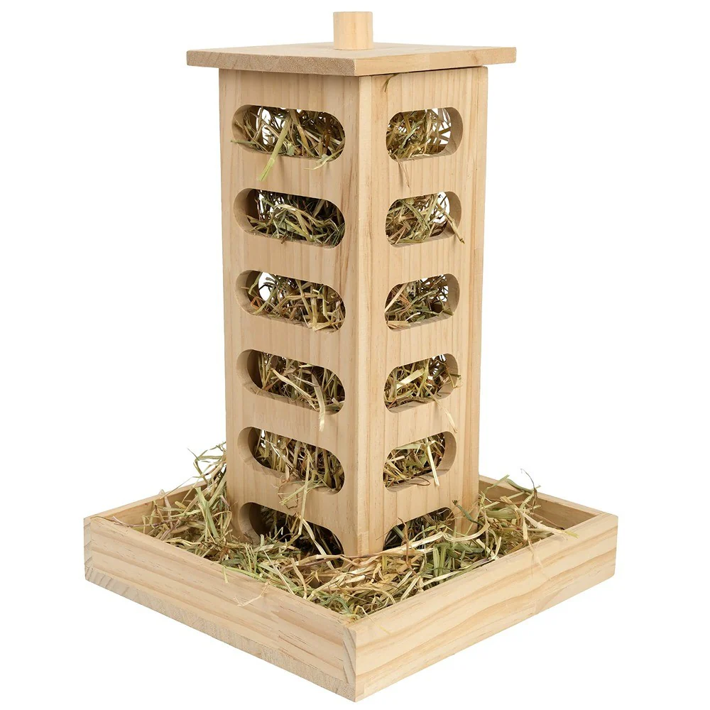 Lexi & Me Small Animal Wooden Feeder Hay Tower