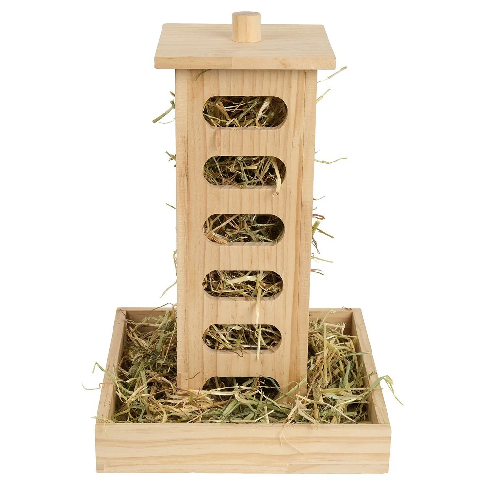 Lexi & Me Small Animal Wooden Feeder Hay Tower - Image 6