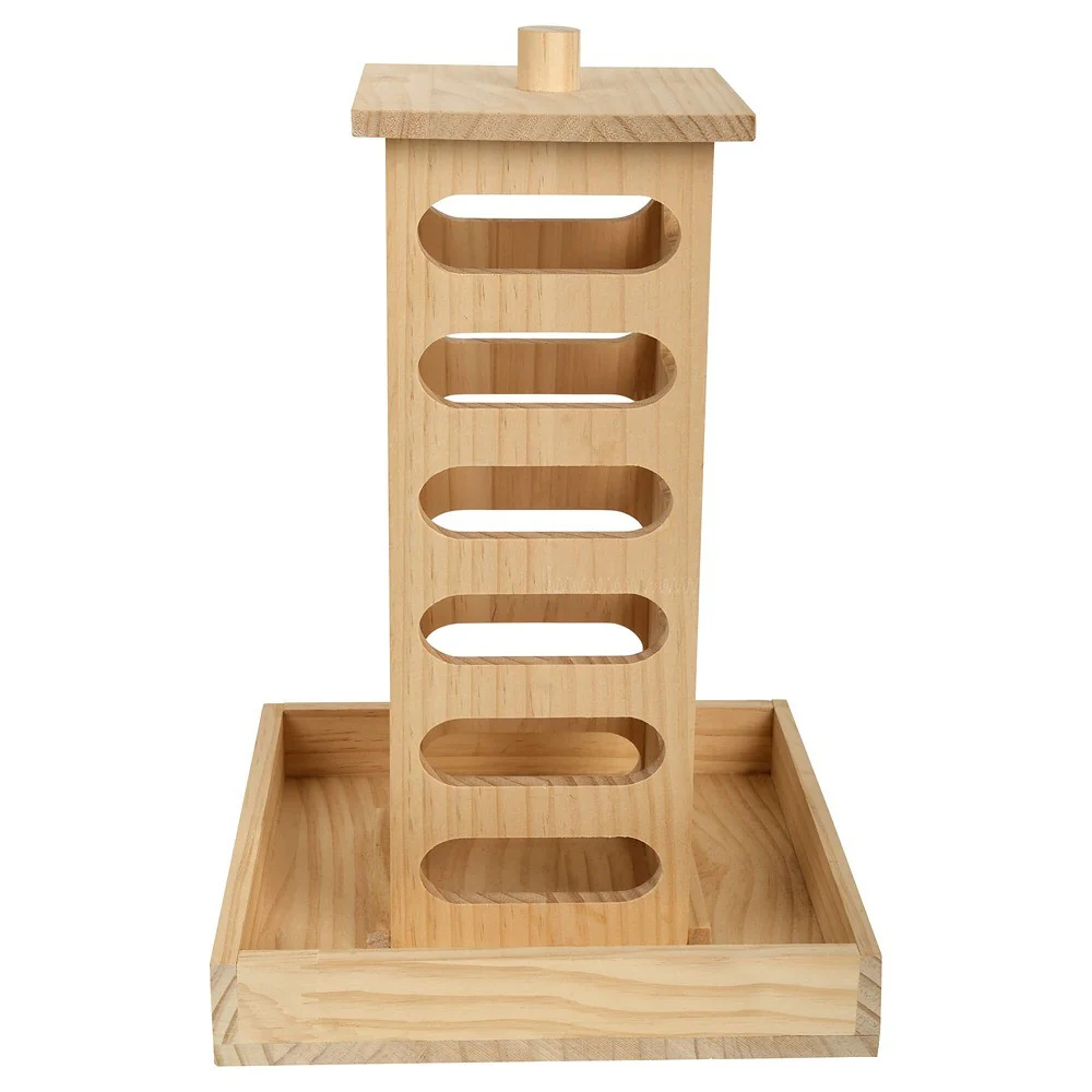 Lexi & Me Small Animal Wooden Feeder Hay Tower - Image 7