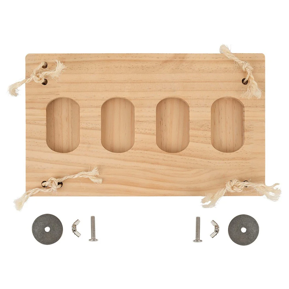 Lexi & Me Small Animal Wooden Feeder Mountable Hay Manger - Image 2