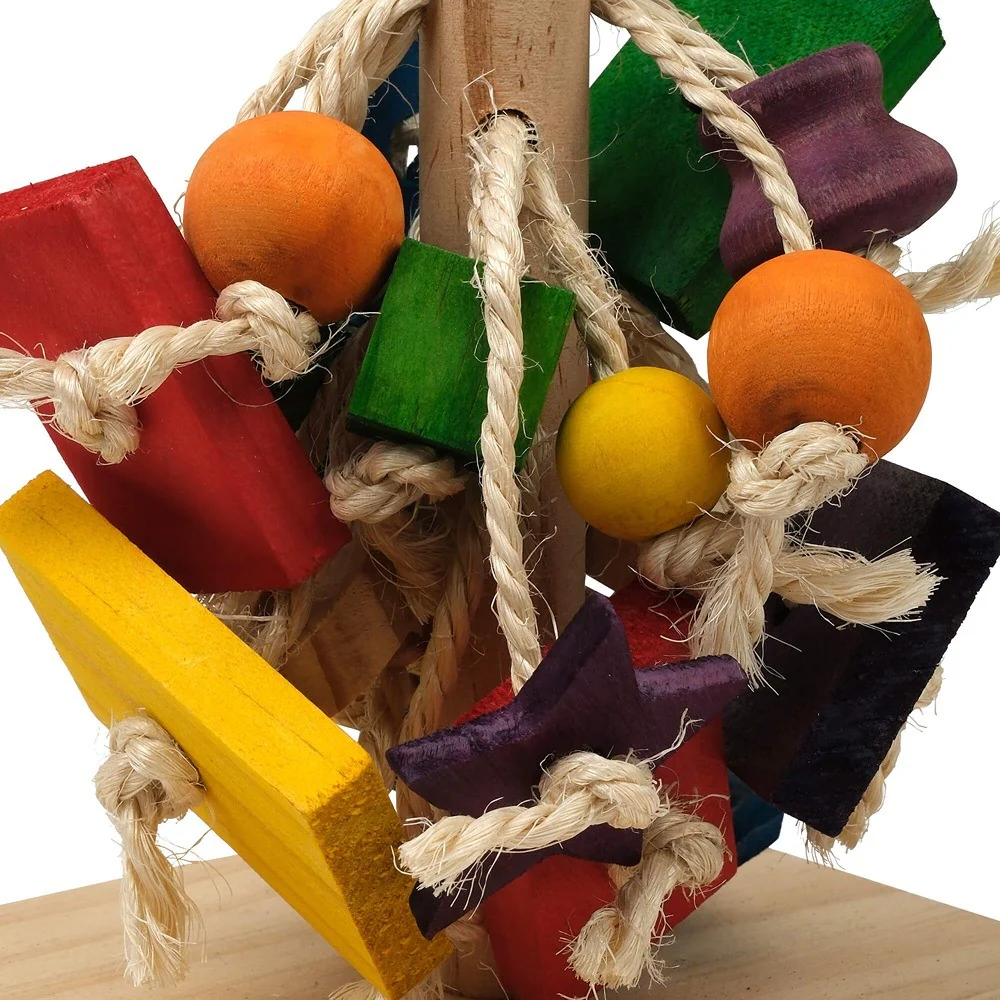 Lexi & Me Small Animal Wooden Toy Chew Tree - Image 3