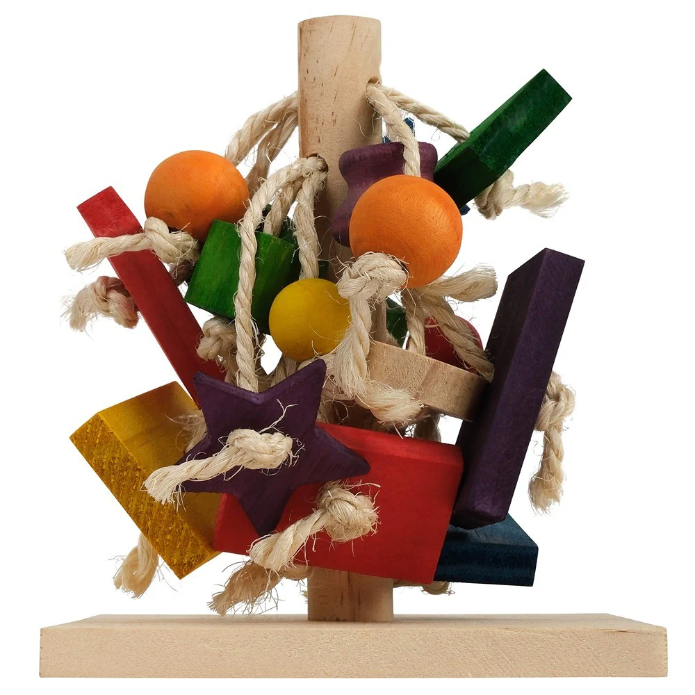Lexi & Me Small Animal Wooden Toy Chew Tree - Image 5