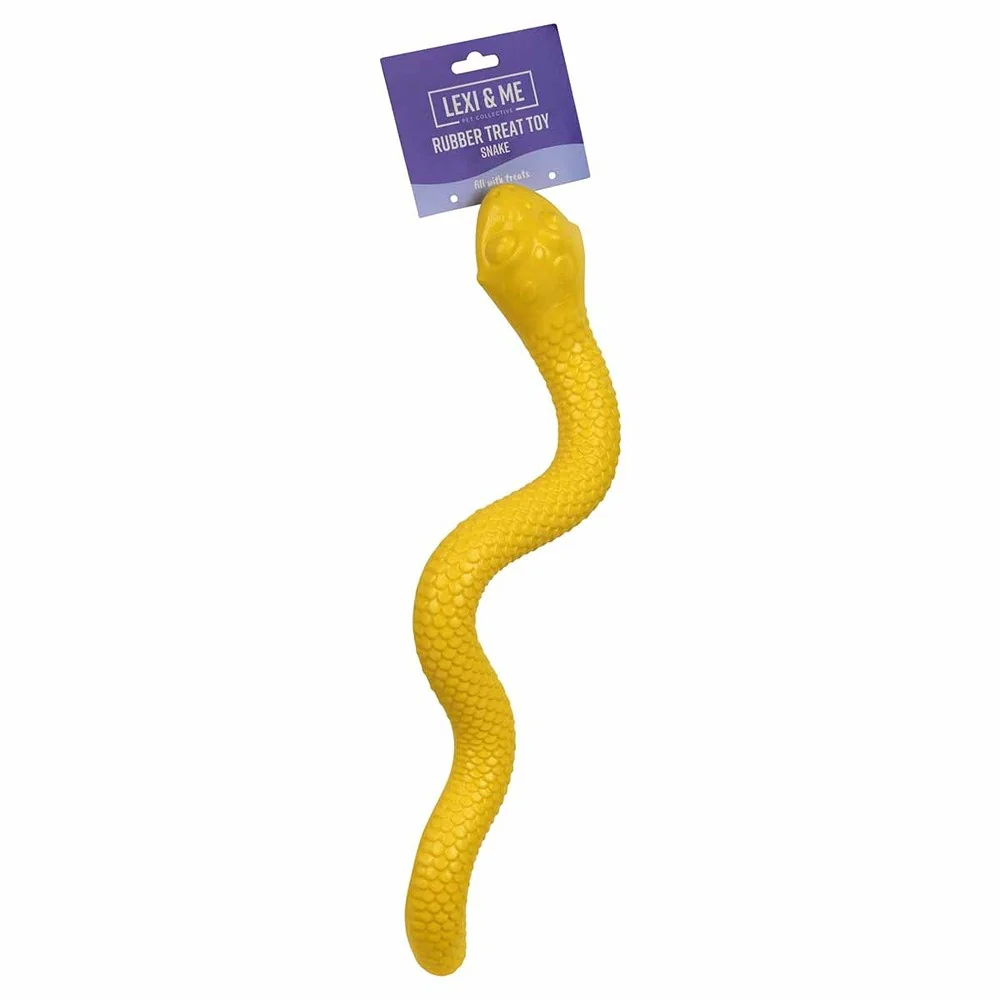 Lexi & Me Snake Rubber Treat Dog Toy - Image 4