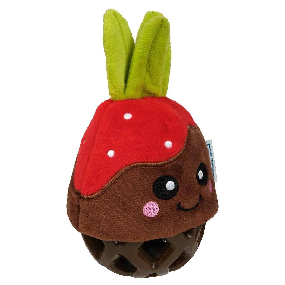 Lexi & Me Strawberry Plush & Rubber Dog Toy - Image 5